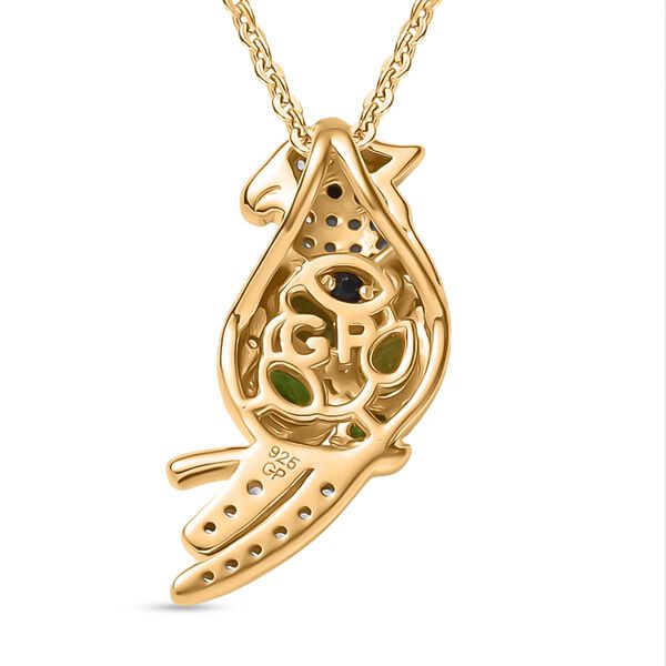 GP Trionfo Kollektion - Peridot, Chromdiopsid und Multi-Edelstein-Anhänger mit 50cm Kette - 1 ct. image number 5