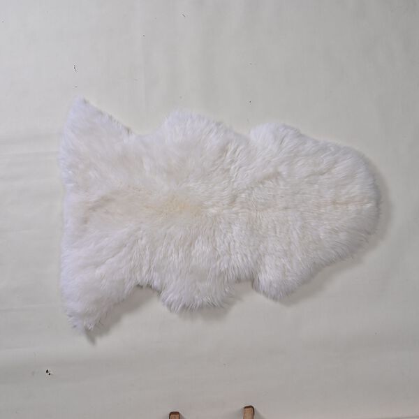 CLOSE OUT DEAL - Schafsfellteppich aus Echtleder-Fell, ca. 70x100 cm, Natur image number 2