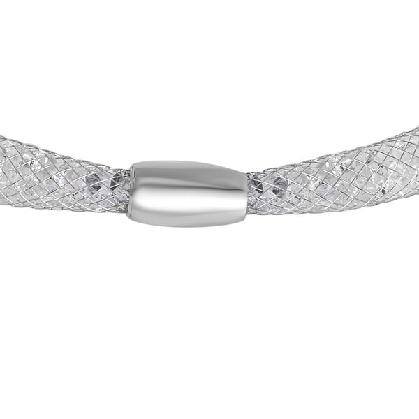 Weißer Kristall Schmuckset Reines Messing image number 3