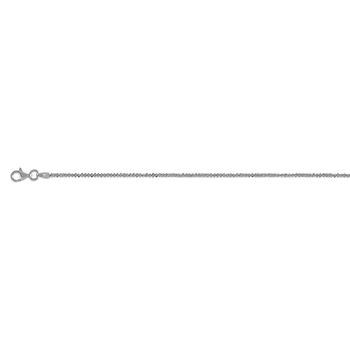 Italienische Funkelkette, ca. 50 cm, 925 Silber ca. 4,00g