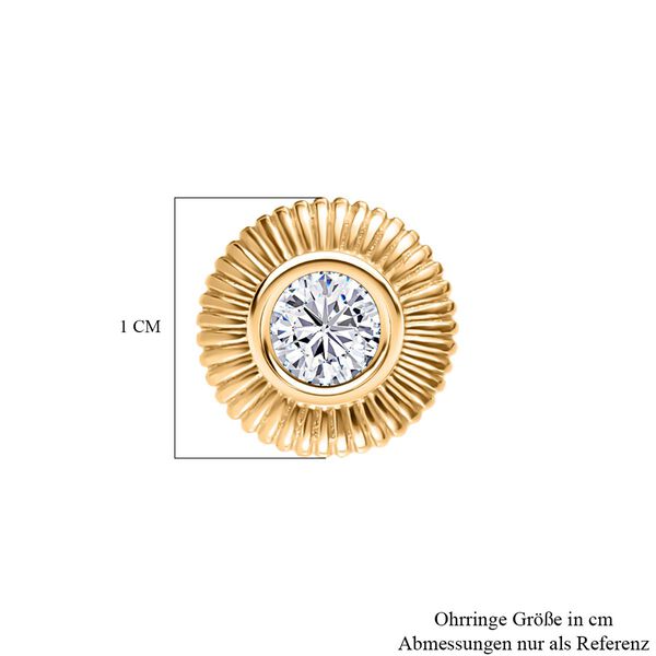 Moissanit Ohrringe- 0,49 ct. image number 4