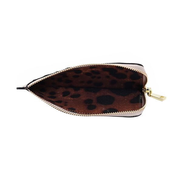 SENCILLEZ - Leder Portemonnaie, Hellgrau image number 4