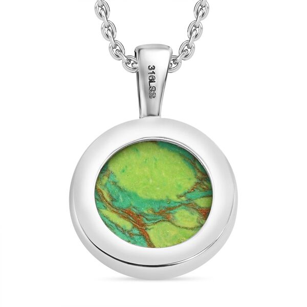 3er-Set grünes Türkis Schmuckset - 20,50 ct. image number 9