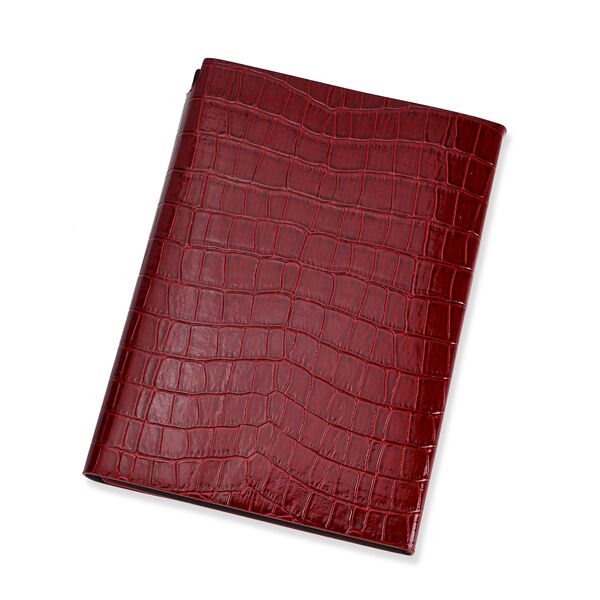 Serpentine Notizbuch Geschenkset mit Kugelschreiber - weinrot image number 6