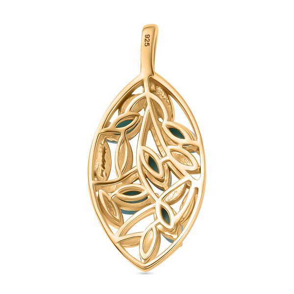 AA Sleeping Beauty T&uuml;rkis Anh&auml;nger - 1,37 ct. image number 5