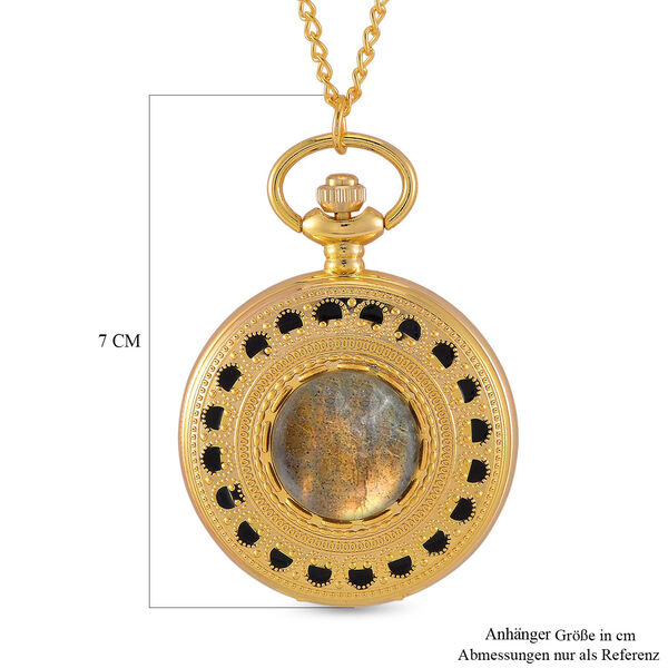 STRADA Labradorit Kettenuhr, 91,4 cm - 15 ct. image number 9