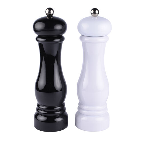 2er Set, Pfeffermühlen in weiß und schwarz image number 1