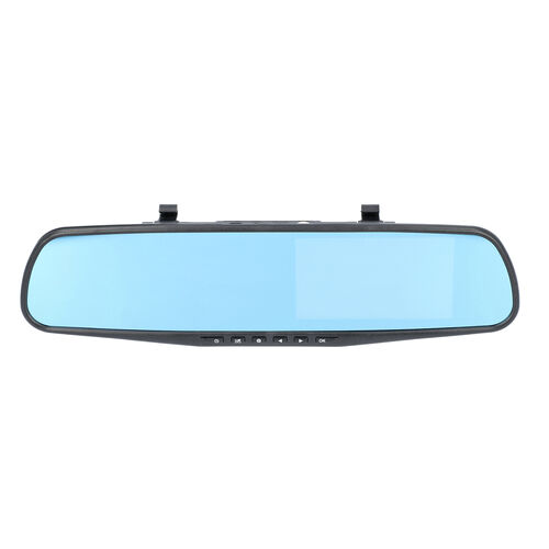Rückspiegel mit Dashcam und G-Sensor, Bewegungserkennung und zyklischer Aufzeichnung, 8GB Mikro SD-Karte inkl., 4,3 Zoll LCD-Display image number 0