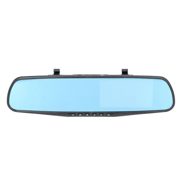 R&uuml;ckspiegel mit Dashcam und G-Sensor, Bewegungserkennung und zyklischer Aufzeichnung, 8GB Mikro SD-Karte inkl., 4,3 Zoll LCD-Display