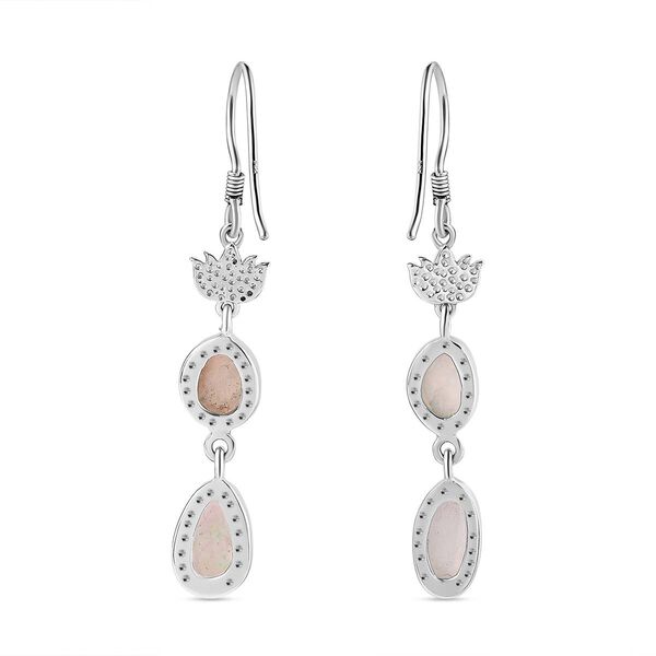 Nat&uuml;rliche, &auml;thiopische Welo Opal Ohrringe - 2,62 ct. image number 6