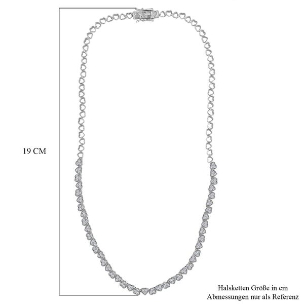 LUXURIANT DIAMOND - Lab Grown Diamant SI-GH SGL zertifiziert Halskette ca. 45 cm 925 Silber rhodiniert ca. 3,00 ct. image number 6