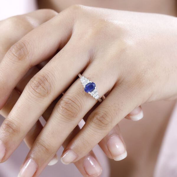 Masoala Saphir und Diamant Ring - 1,33 ct. image number 3