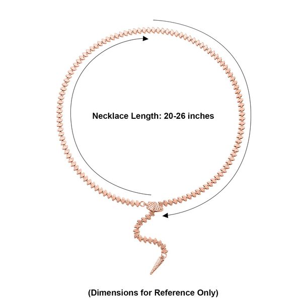 Rose Halskette ca. Flexibles cm ca. 26,10g image number 4