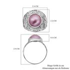 Royal Bali Kollektion - Rosa Mabenperlen Ring, 925 Silber (Größe 16.00) image number 5