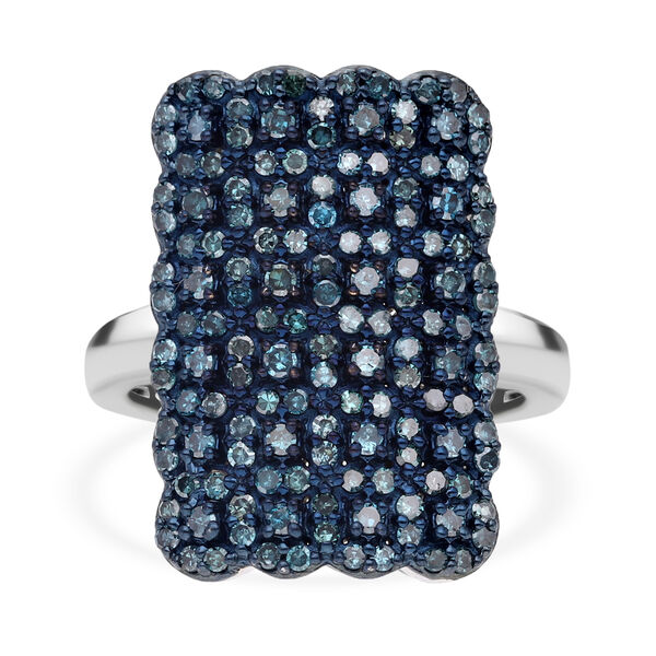 Blauer Diamant Cluster Cocktail Ring - 1 ct. image number 0