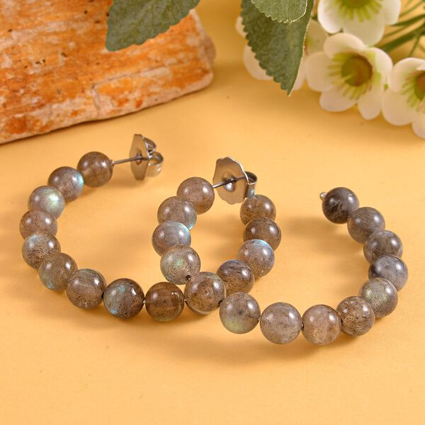 Labradorit Ohrringe - 70 ct. image number 2