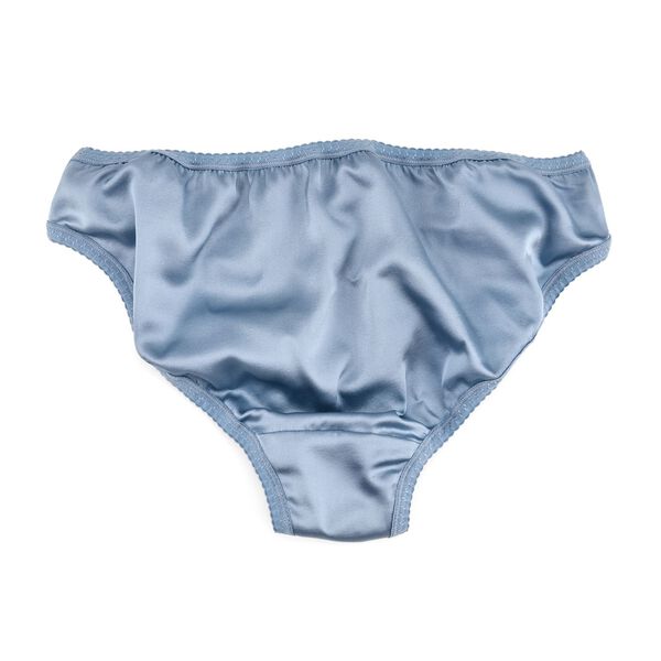 LA MAREY Unterw&auml;sche aus Maulbeerseide, Blau, M image number 5