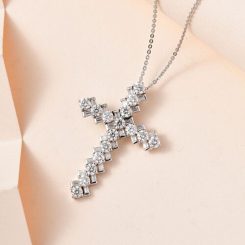 Moissanit Anhänger mit 50cm Kette - 2,71 ct. image number 1