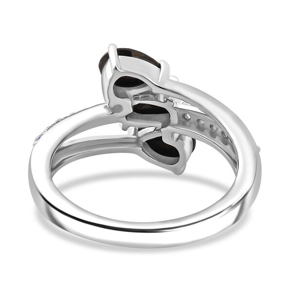 Elite Shungit und Zirkon Ring - 1,01 ct. image number 6