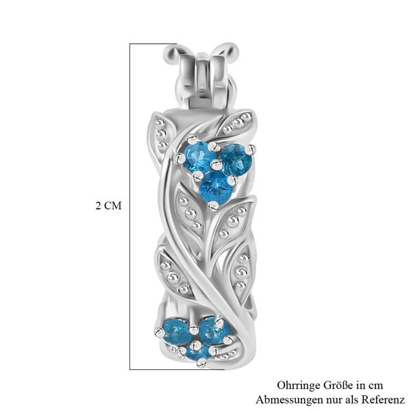 ALLORO AA Neon Apatit Ohrringe - 0,47 ct. image number 5