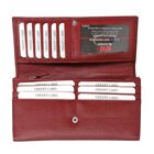 Moderne Geldbörse aus 100% echtem Leder mit RFID Schutz, 18.5x10cm, Rot image number 5