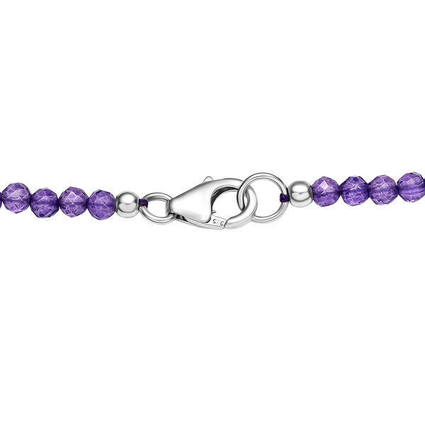 D'Joy AA Afrikanischer Amethyst Schmuckset ca. 50 cm 925 Silber rhodiniert ca. 58.32 ct image number 4