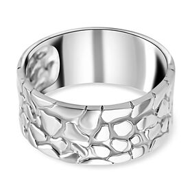 Royal Bali Kollektion- Strukturierter Ring in 925 Silber