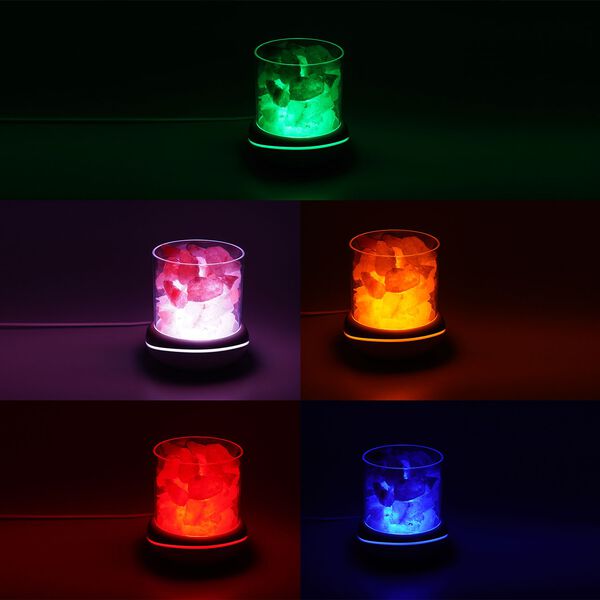 The 5th Season Aromatherapie Himalayan-Salzlampe mit 5 Baumwollpads, 9,8x10,8cm, ca. 500g image number 9