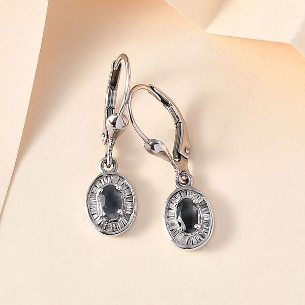 Alexandrit und Diamant Ohrringe - 0,75 ct. image number 2