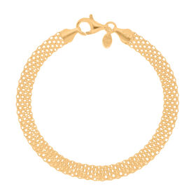 925 Silber Gelbes Gold Halskette ca. 50 cm ca. 14,68g