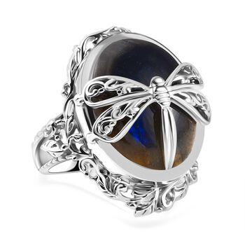 AAA Labradorit Ring - 19,28 ct.