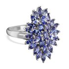 Tansanit Cluster Cocktail Ring - 2,58 ct. image number 0