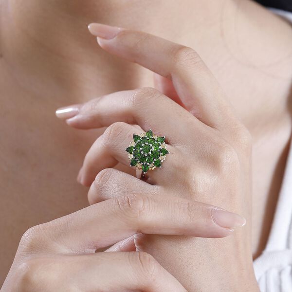 Nat&uuml;rlicher Chromdiopsid-Ring - 3,18 ct. image number 3