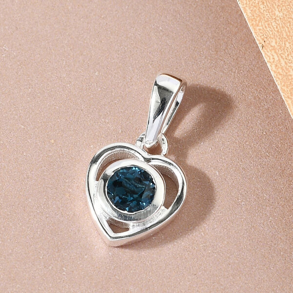 London Blautopas-Anh&auml;nger - 0,42 ct. image number 3