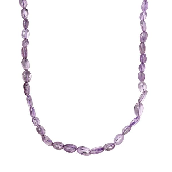 Rosa Amethyst Halskette, 45 cm - 85 ct.