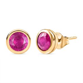 AAA Ilakaka Rosa Saphir Ohrringe - 2,45 ct.