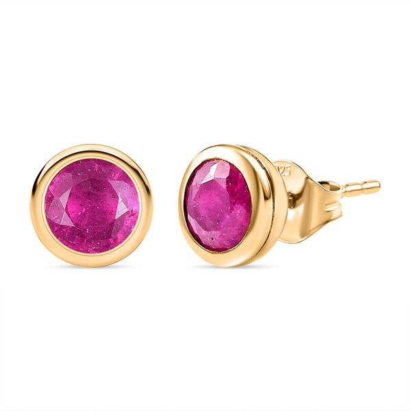 AAA Ilakaka Rosa Saphir Ohrringe - 2,45 ct. image number 0
