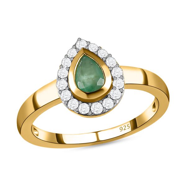 2er-Set - Kagem sambischer Smaragd-Ring und Anh&auml;nger - 1,35 ct. image number 4