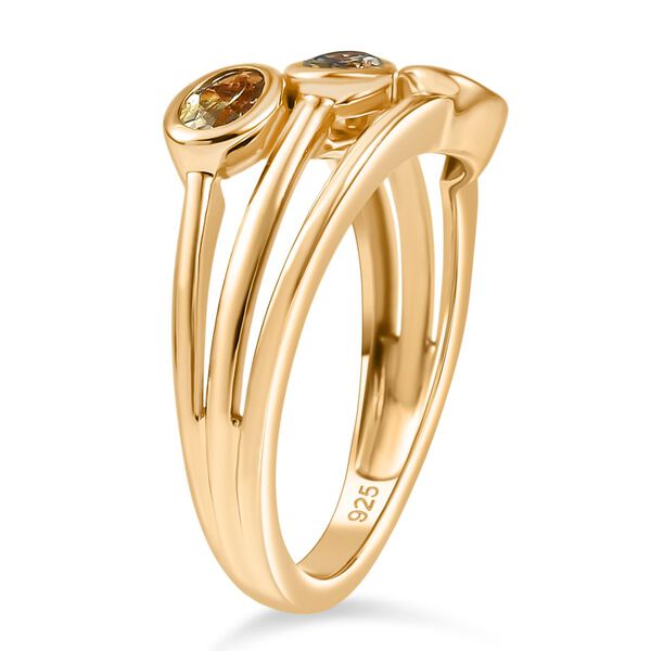 AA Nat&uuml;rlicher goldener Tansanit Ring - 0,69 ct. image number 4