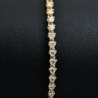 New York Kollektion - SI G-H Diamant Armband, 19 cm, 585 Gelbgold - 2 ct. image number 1