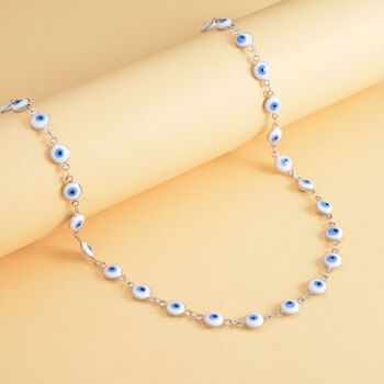 B&ouml;ses Auge Nazar Halskette, emailliert, 50 cm