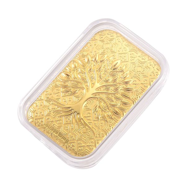 EXKLUSIVES GESCHENK - 999er Goldfolie mit Lebensbaum-Motiv 10mg image number 3