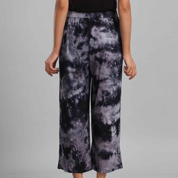 Palazzo Stil Comfort Hose, Gr&ouml;&szlig;e XXL, Lila image number 4