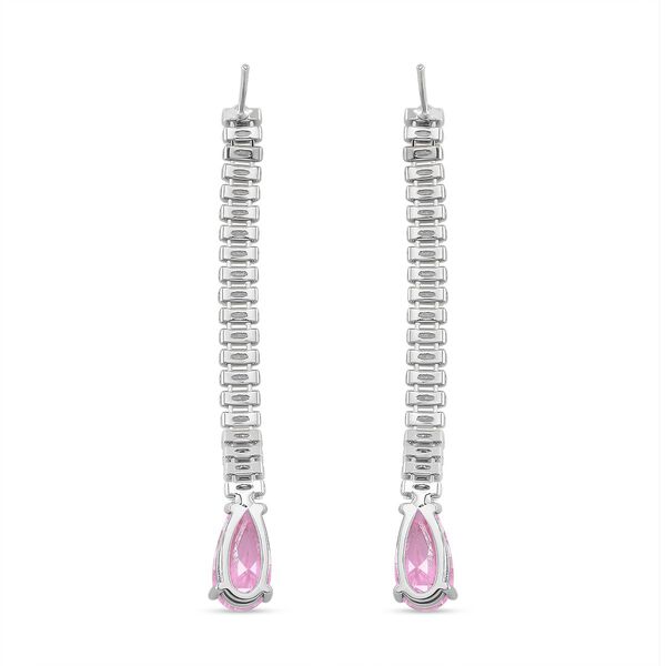 Rosa Zirkonia Schmuckset Messing image number 9