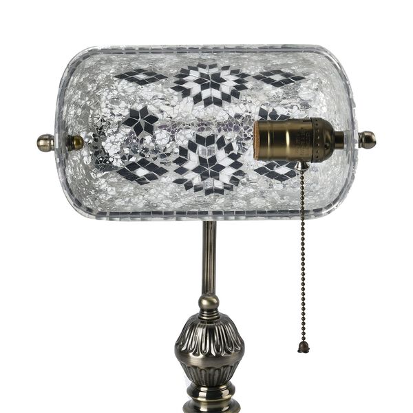 Mosaik Tischlampe, wei&szlig; image number 9