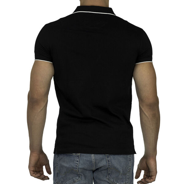 ROBERTO CAVALLI: Poloshirt aus 100% Baumwolle, Schwarz image number 2