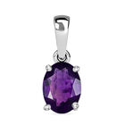 Afrikanischer Amethyst Anhänger 925 Silber rhodiniert ca. 1.17 ct