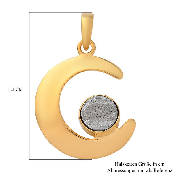 Meteorit Anh&auml;nger 925 Silber vergoldet ca. 4,33 ct image number 6