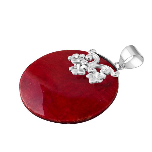 Koralle Anhänger 925 Silber ca. 0,01 ct. image number 3