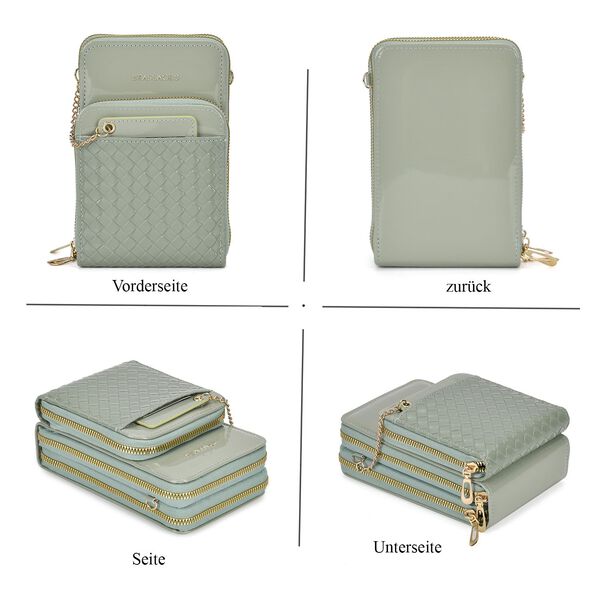 Passage - RFID Crossbody-Tasche, Olivgrün image number 4